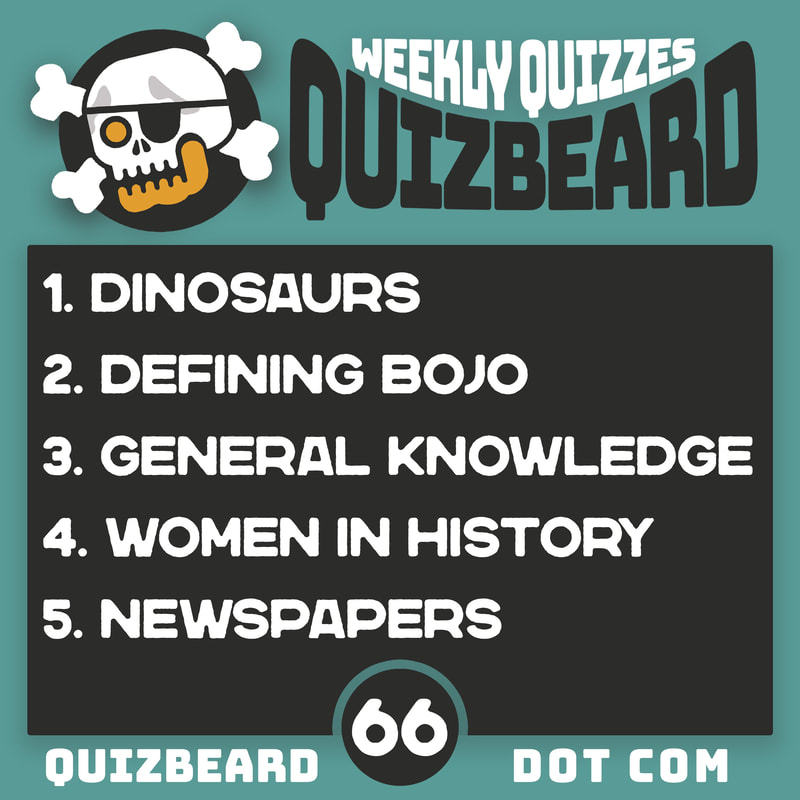 Quizbeard Weekly Trivia Quiz Podcast number 66